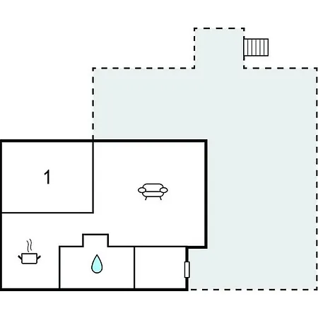 1 Bedroom Stunning In *
